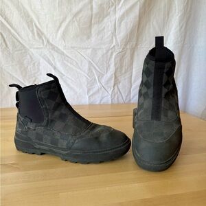 Vans Black Checkered Men's Boots